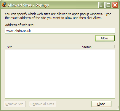 blocker settings